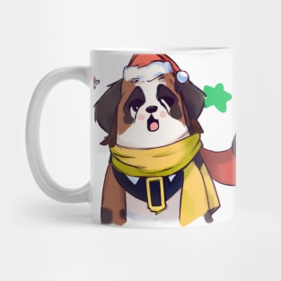 Cute St. Bernard Drawing Mug